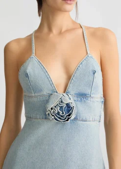 Liu Jo Vestido vaquero corto-Mujer Vestidos