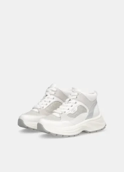 Liu Jo Zapatillas altas de brillos y malla-Mujer Sneakers