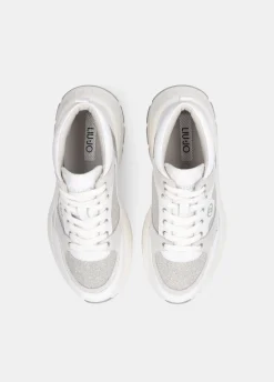 Liu Jo Zapatillas altas de brillos y malla-Mujer Sneakers