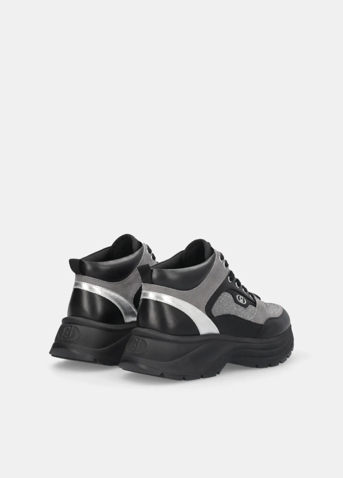 Liu Jo Zapatillas altas de brillos y malla-Mujer Sneakers