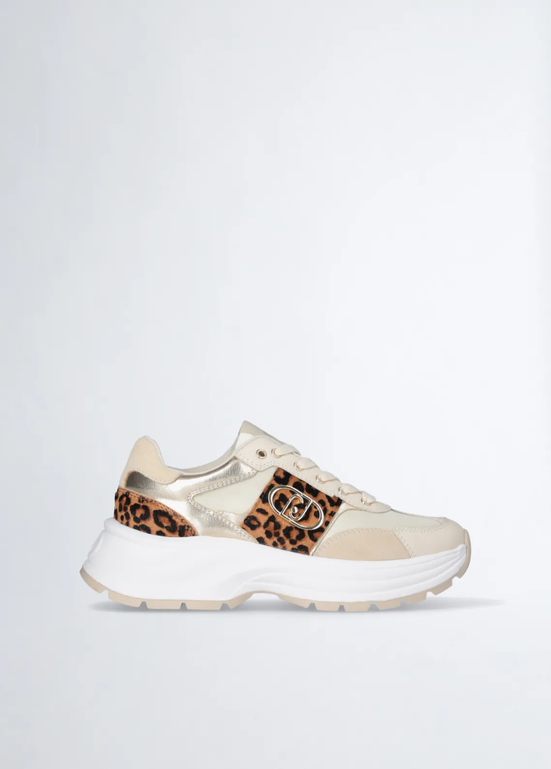 Liu Jo Zapatillas con detalles de piel de pelo-Mujer Sneakers