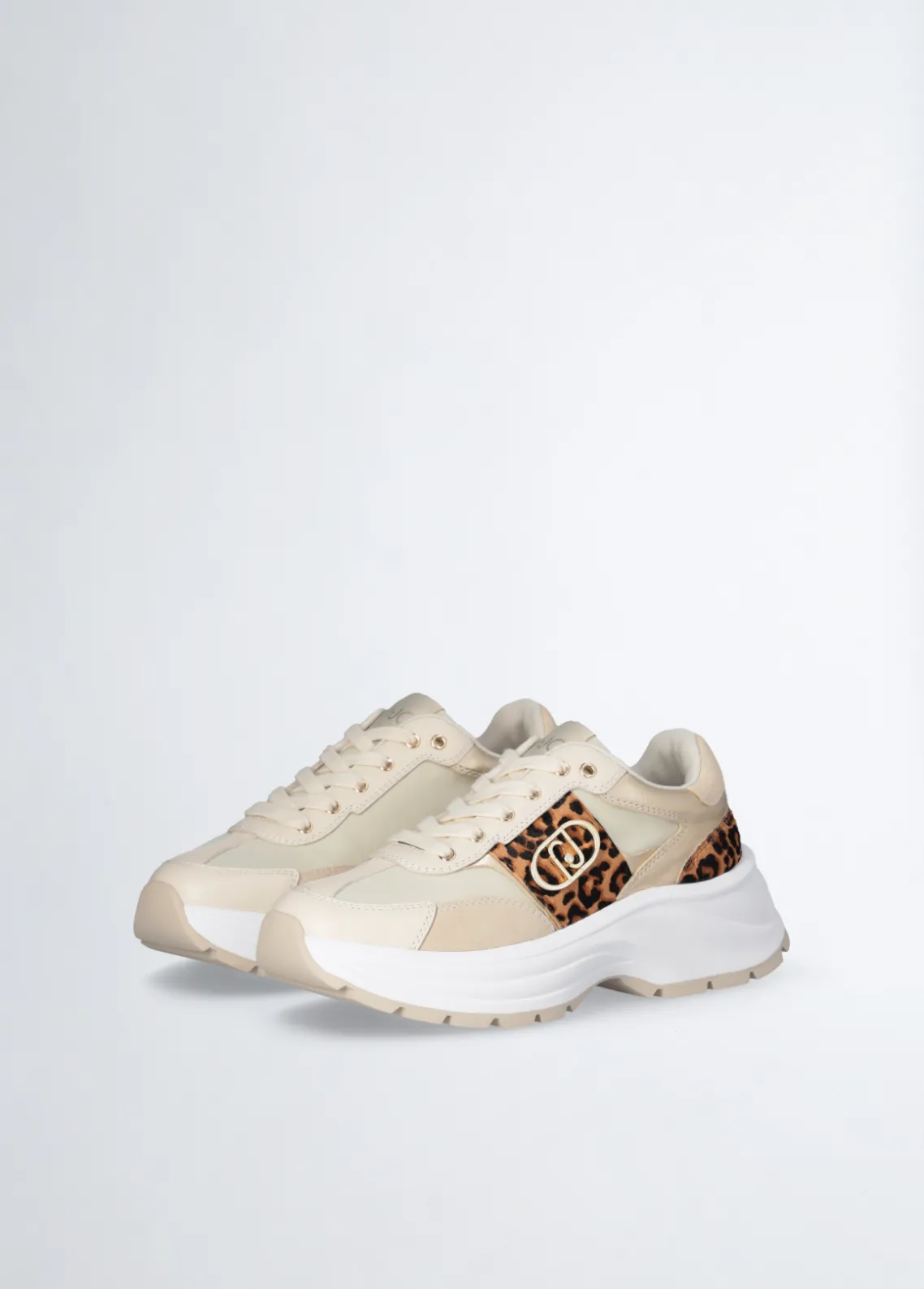 Liu Jo Zapatillas con detalles de piel de pelo-Mujer Sneakers