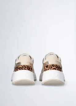 Liu Jo Zapatillas con detalles de piel de pelo-Mujer Sneakers