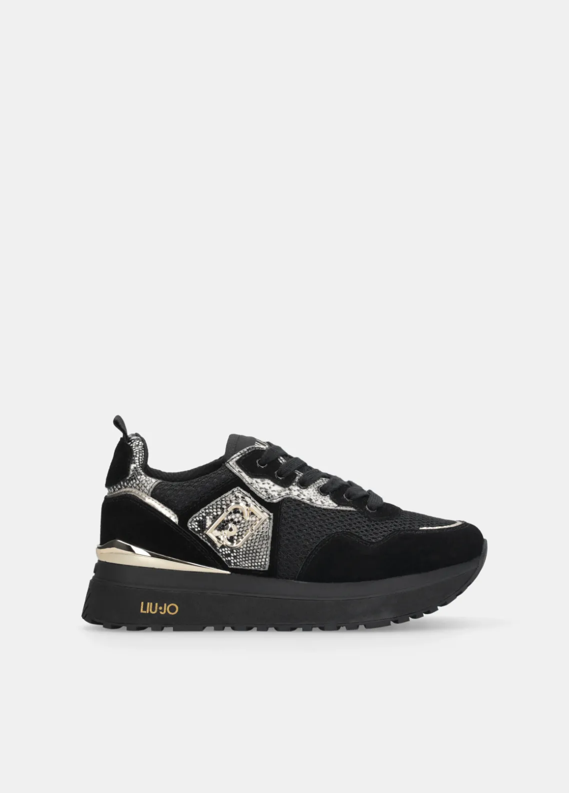 Liu Jo Zapatillas con detalles de piel de serpiente y plataforma-Mujer Sneakers