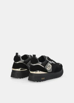 Liu Jo Zapatillas con detalles de piel de serpiente y plataforma-Mujer Sneakers