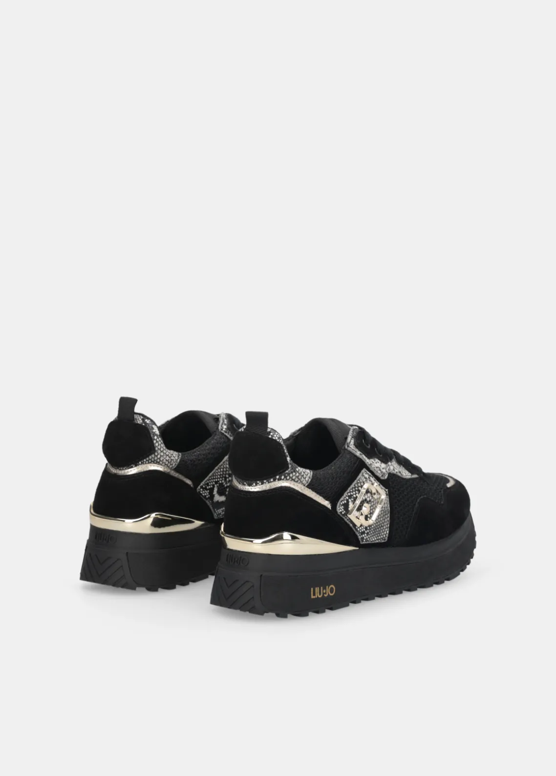 Liu Jo Zapatillas con detalles de piel de serpiente y plataforma-Mujer Sneakers