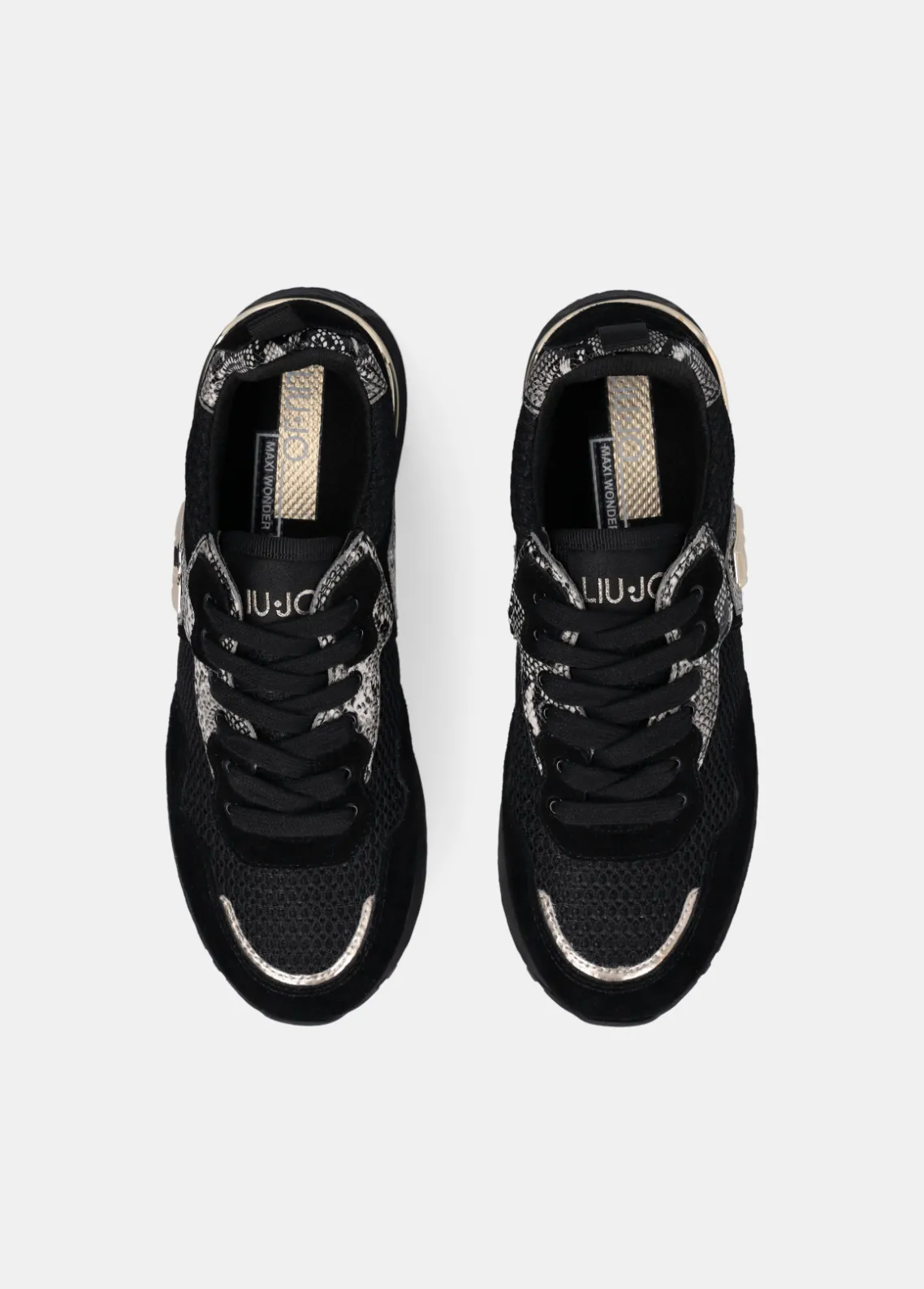 Liu Jo Zapatillas con detalles de piel de serpiente y plataforma-Mujer Sneakers