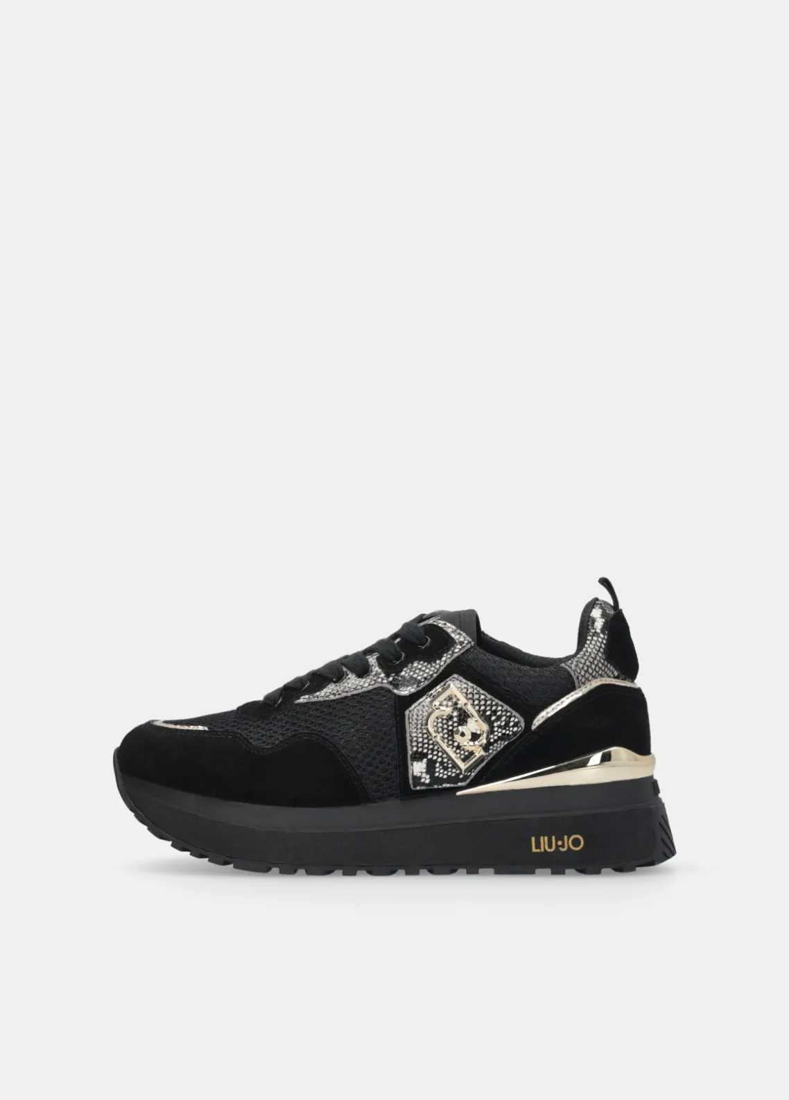 Liu Jo Zapatillas con detalles de piel de serpiente y plataforma-Mujer Sneakers
