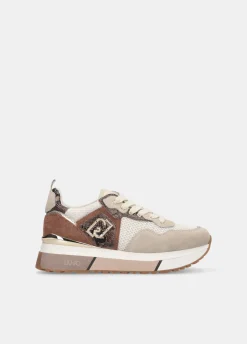 Liu Jo Zapatillas con detalles de piel de serpiente y plataforma-Mujer Sneakers