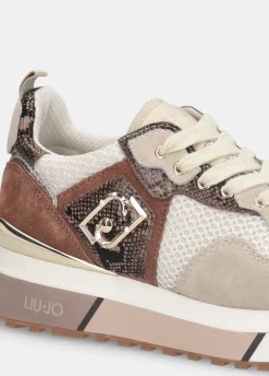 Liu Jo Zapatillas con detalles de piel de serpiente y plataforma-Mujer Sneakers