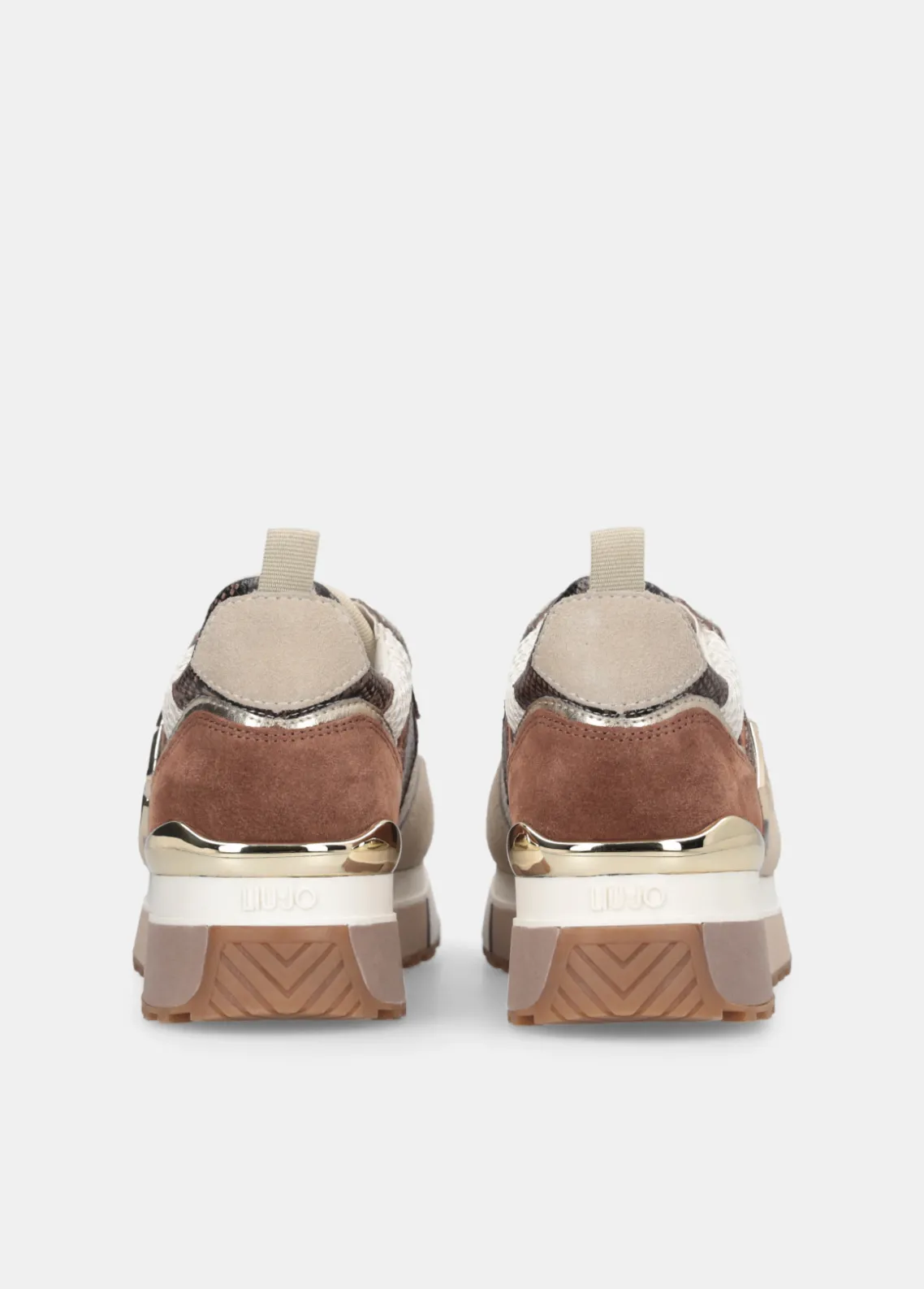 Liu Jo Zapatillas con detalles de piel de serpiente y plataforma-Mujer Sneakers