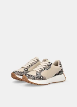 Liu Jo Zapatillas con estampado de piel de serpiente-Mujer Sneakers