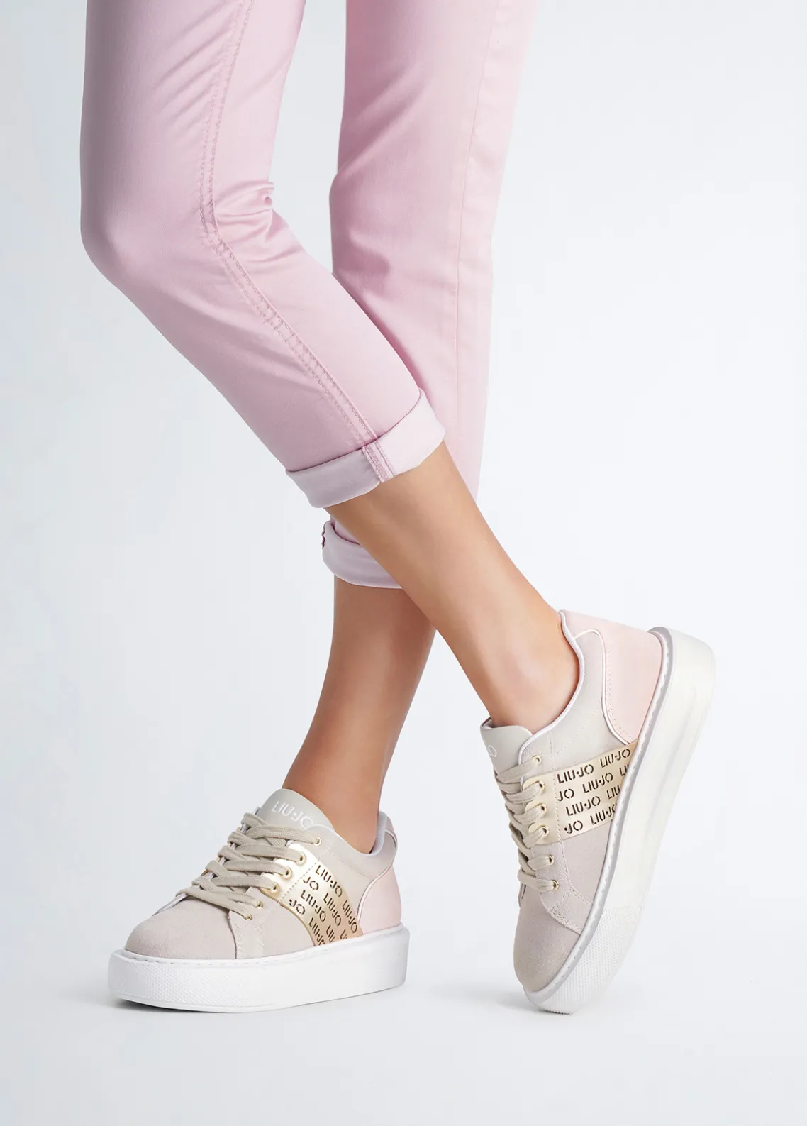 Liu Jo Zapatillas con logotipo perforado-Mujer Sneakers