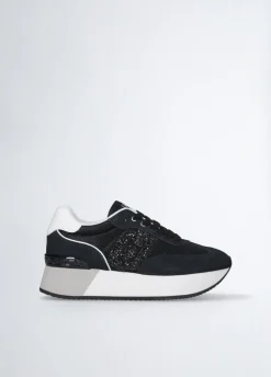 Liu Jo Zapatillas con logotipo purpurina-Mujer Sneakers