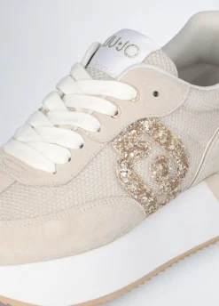 Liu Jo Zapatillas con logotipo purpurina-Mujer Sneakers