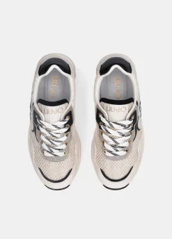 Liu Jo Zapatillas con malla brillante- Zapatos