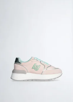 Liu Jo Zapatillas con plataforma de ante y nailon-Mujer Sneakers
