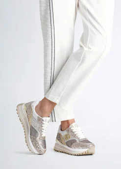 Liu Jo Zapatillas con plataforma y brillos-Mujer Sneakers