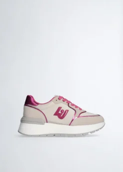 Liu Jo Zapatillas con plataforma de ante y nailon-Mujer Sneakers