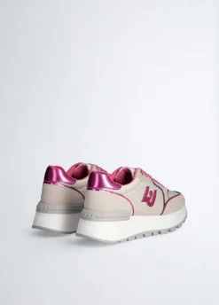 Liu Jo Zapatillas con plataforma de ante y nailon-Mujer Sneakers
