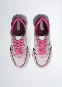 Liu Jo Zapatillas con plataforma de ante y nailon-Mujer Sneakers