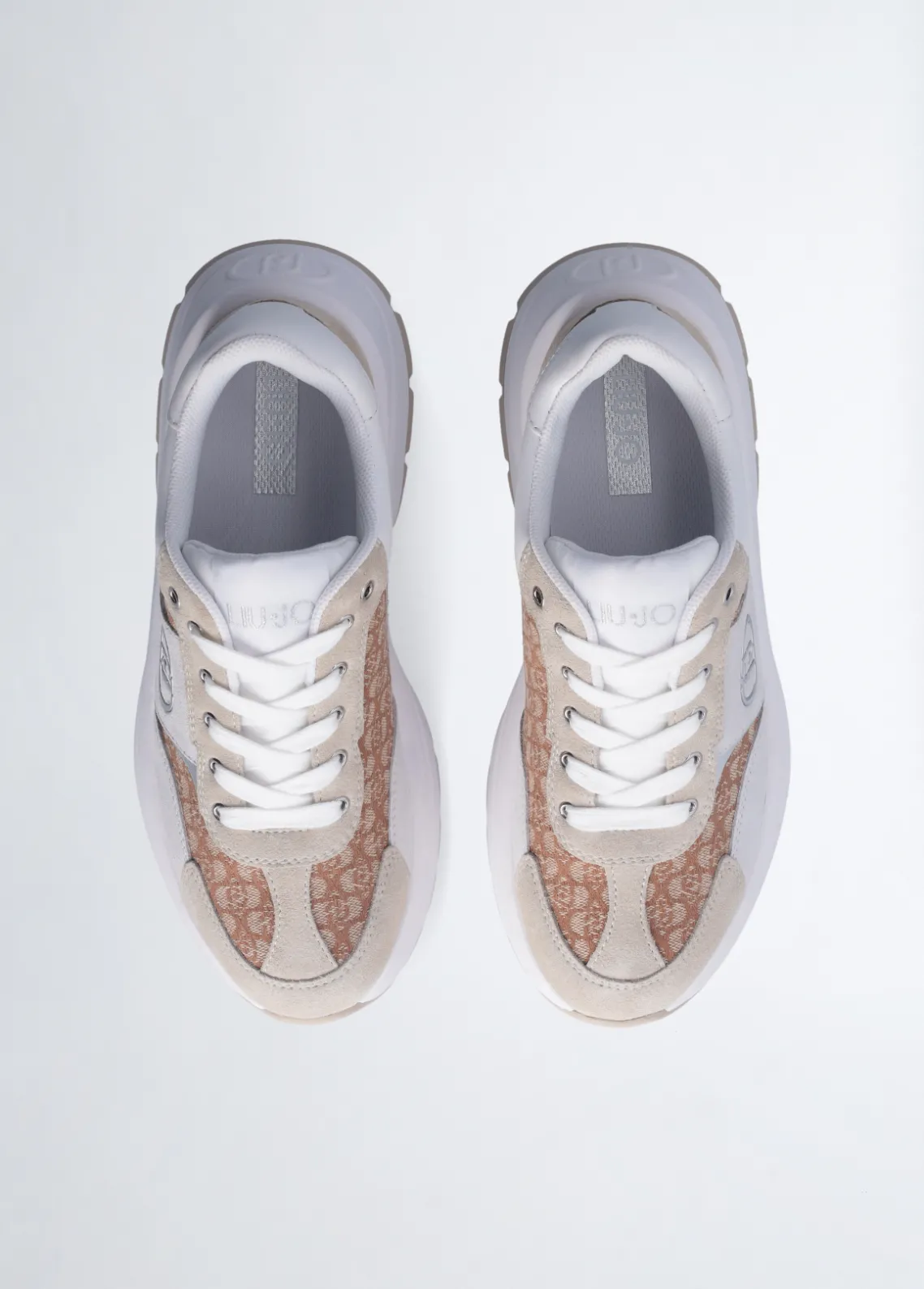 Liu Jo Zapatillas de ante con monograma-Mujer Sneakers