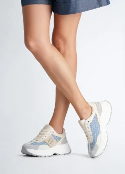 Liu Jo Zapatillas de ante con monograma-Mujer Sneakers