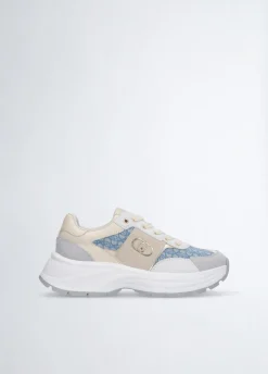 Liu Jo Zapatillas de ante con monograma-Mujer Sneakers