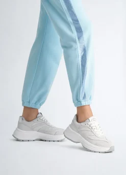 Liu Jo Zapatillas de ante y malla brillante-Mujer Sneakers