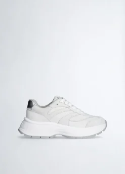 Liu Jo Zapatillas de ante y malla brillante-Mujer Sneakers
