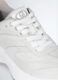 Liu Jo Zapatillas de ante y malla brillante-Mujer Sneakers