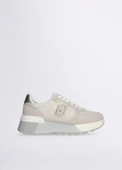 Liu Jo Zapatillas de ante y malla con plataforma-Mujer Sneakers