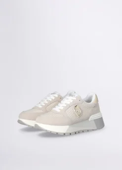 Liu Jo Zapatillas de ante y malla con plataforma-Mujer Sneakers