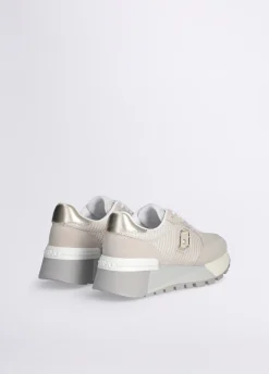 Liu Jo Zapatillas de ante y malla con plataforma-Mujer Sneakers