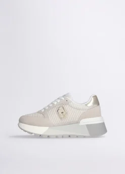 Liu Jo Zapatillas de ante y malla con plataforma-Mujer Sneakers