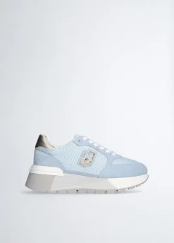 Liu Jo Zapatillas de ante y malla con plataforma-Mujer Sneakers