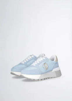 Liu Jo Zapatillas de ante y malla con plataforma-Mujer Sneakers