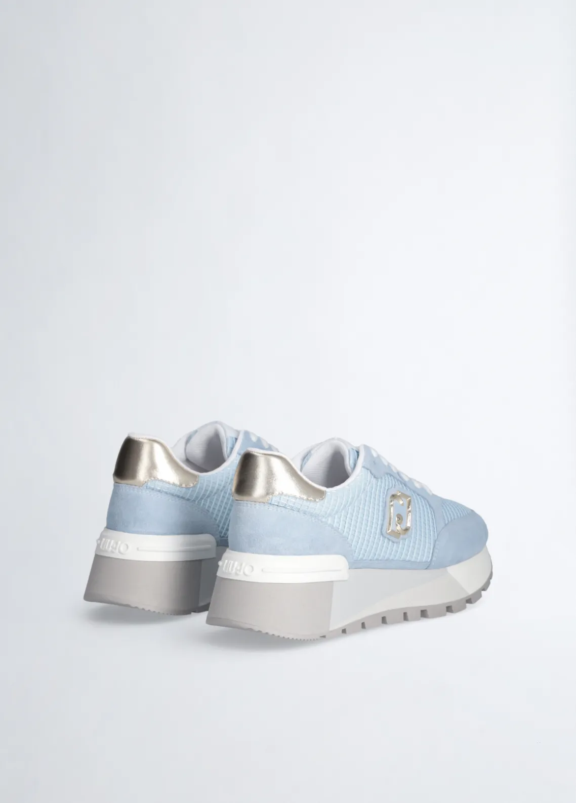 Liu Jo Zapatillas de ante y malla con plataforma-Mujer Sneakers