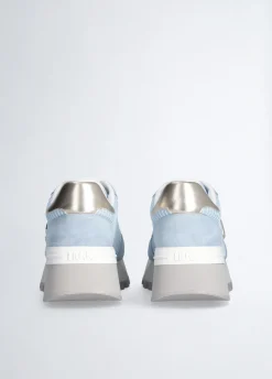 Liu Jo Zapatillas de ante y malla con plataforma-Mujer Sneakers