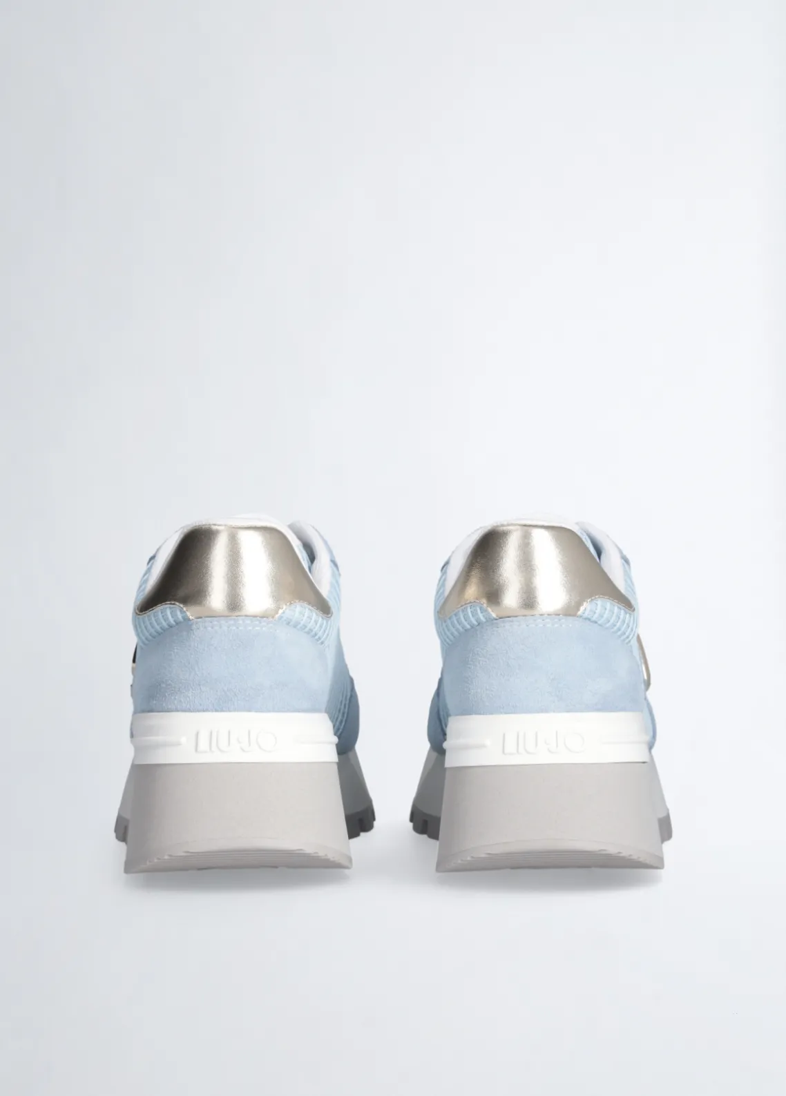 Liu Jo Zapatillas de ante y malla con plataforma-Mujer Sneakers