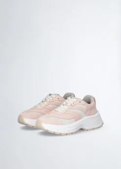 Liu Jo Zapatillas de ante y malla brillante-Mujer Sneakers