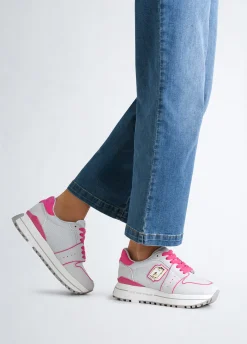 Liu Jo Zapatillas de ante y malla con plataforma-Mujer Sneakers