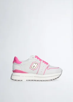 Liu Jo Zapatillas de ante y malla con plataforma-Mujer Sneakers