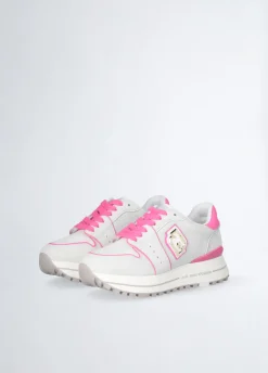 Liu Jo Zapatillas de ante y malla con plataforma-Mujer Sneakers