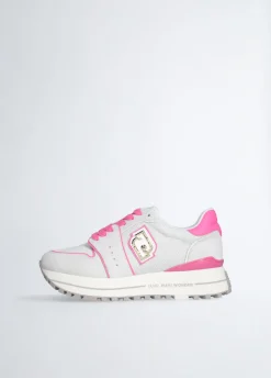 Liu Jo Zapatillas de ante y malla con plataforma-Mujer Sneakers