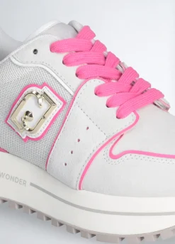 Liu Jo Zapatillas de ante y malla con plataforma-Mujer Sneakers