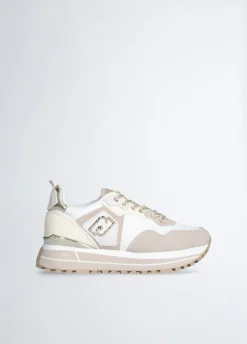 Liu Jo Zapatillas de ante y malla con plataforma-Mujer Sneakers