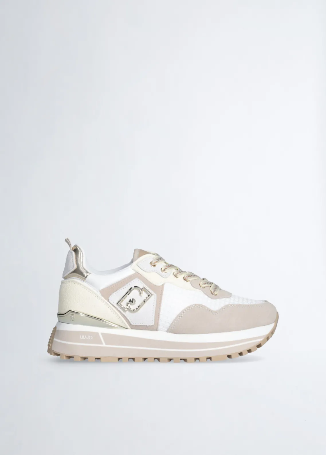 Liu Jo Zapatillas de ante y malla con plataforma-Mujer Sneakers