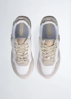 Liu Jo Zapatillas de ante y malla con plataforma-Mujer Sneakers
