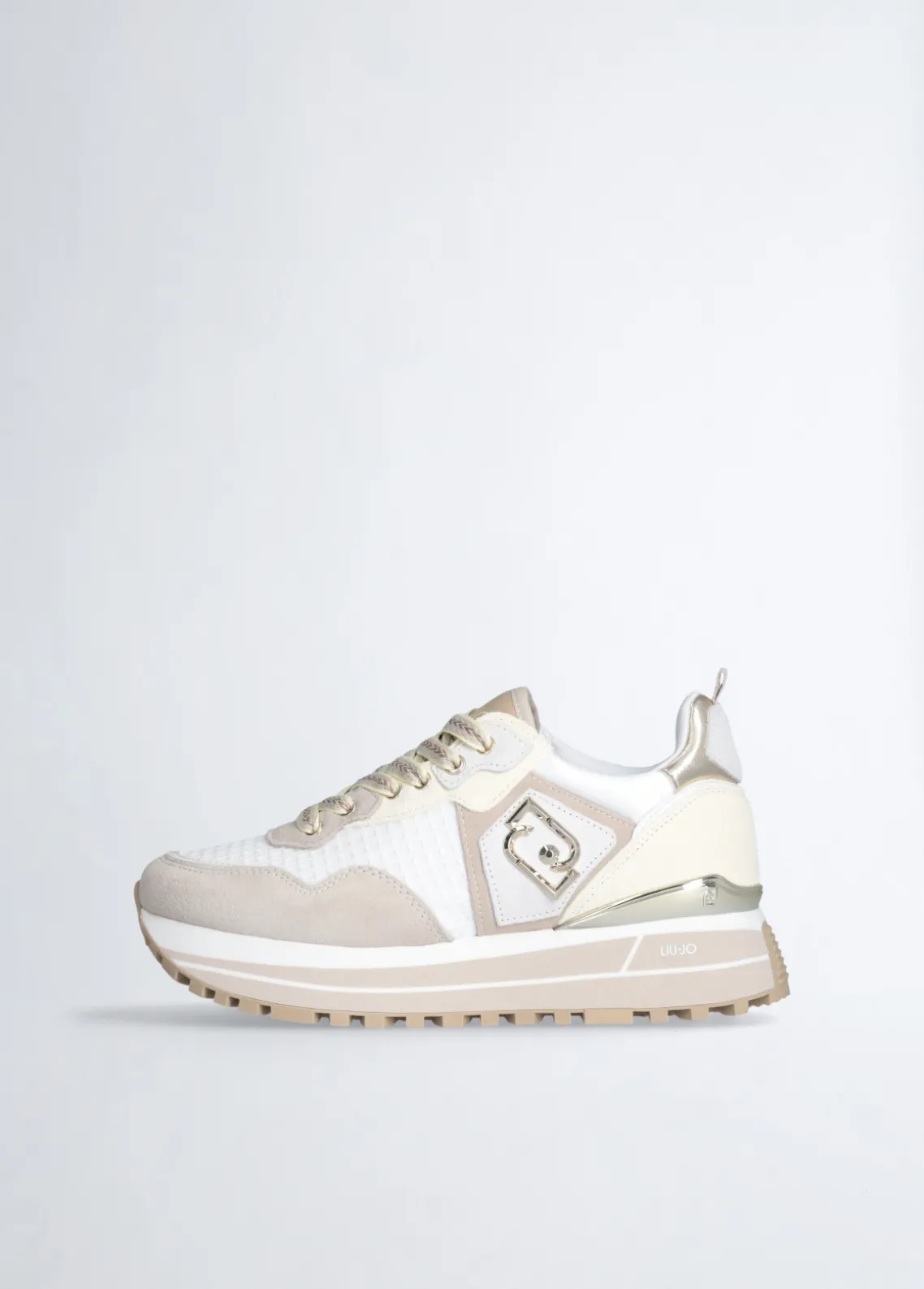 Liu Jo Zapatillas de ante y malla con plataforma-Mujer Sneakers